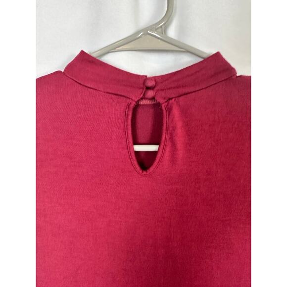 ModCloth Red Peplum Shirt - Picture 7 of 8